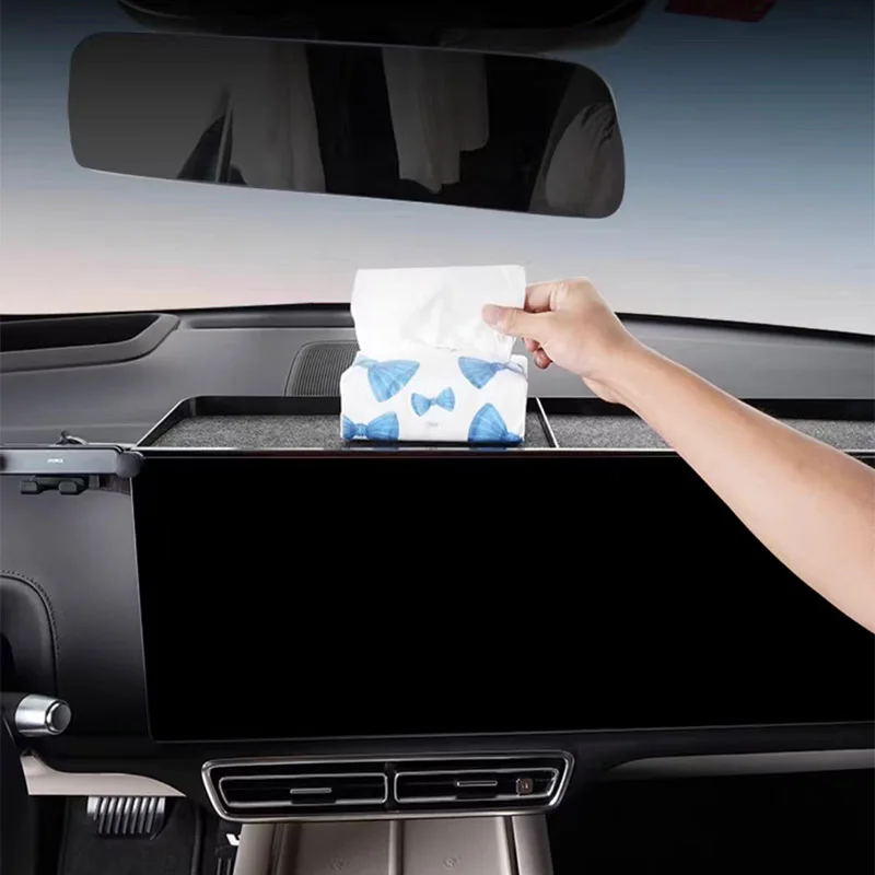 

Li Lixiang L7 2022 2023 Car Styling Storage Box Under Central Control Screen Storage Box Auto Modification Accessories