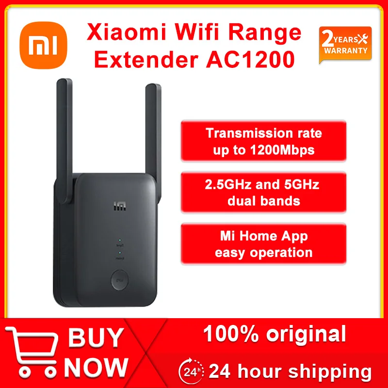 Xiaomi Mi AC1200 удлинитель диапазона Wi-Fi стандартный усилитель сигнал 2 4 ГГц диапазон 5