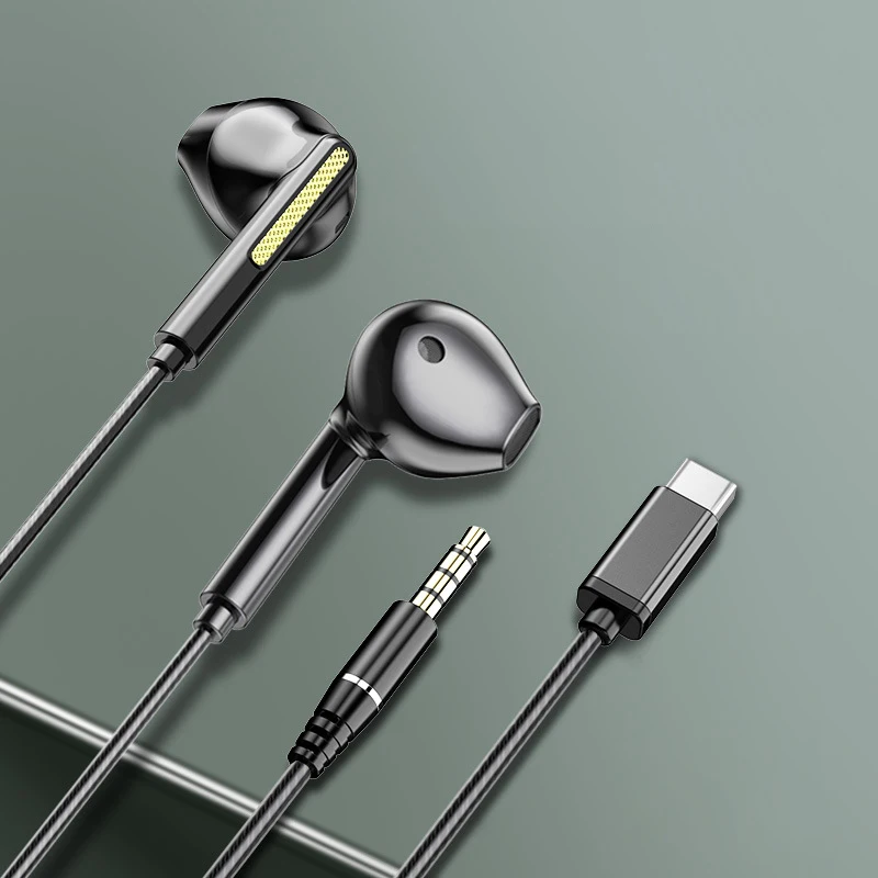 

Bass Sound Earphone In Ear TypeC Headset M22 Auriculares fone de ouvido Sport Earphones Microphone for Xiaomi iPhone Samsung MP3