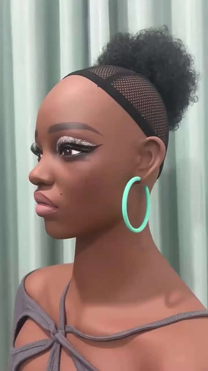 Афро-пуховые синтетические волосы для чернокожих женщин странные вьющиеся