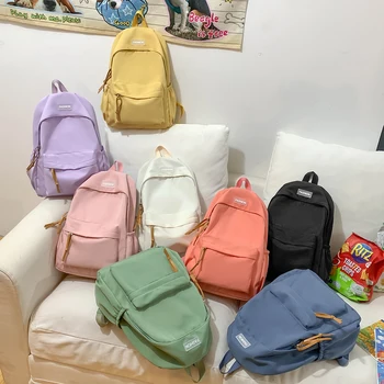 Zaini semplici per studenti universitari, studenti delle scuole superiori, studenti delle scuole medie, zaini casual, zaini
