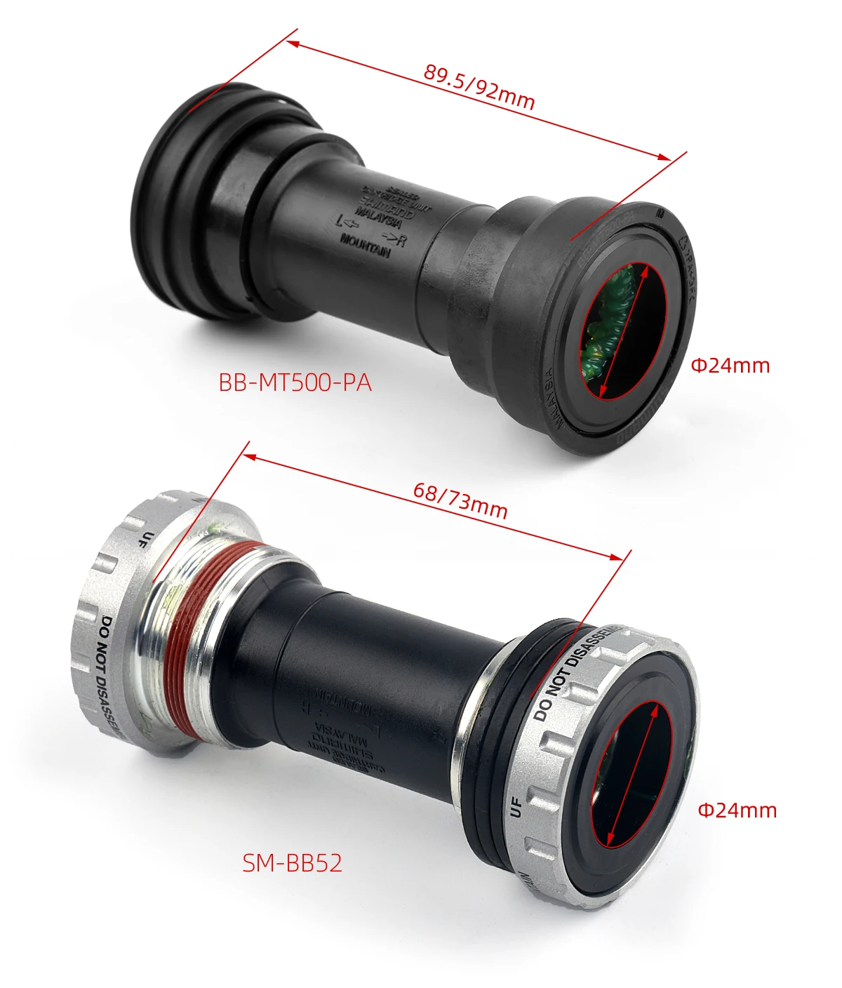 Shimano Deore SLX MT510 MTB Kurbelgarnitur 10 10 11 12 Geschwindigkeit Mountainbike Kerze Fahrrad Kettenrad 170mm 32T 34T 36T 38T BB52 MT500 – Detail 9