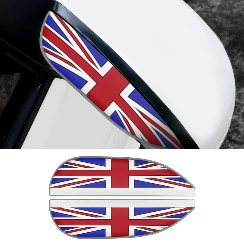 2Pcs Car Rearview Mirror Eyebrow Sun Visor Rain Shield For Mini Cooper R53 R55 R56 R60 R61 F54 F55 F56 F60