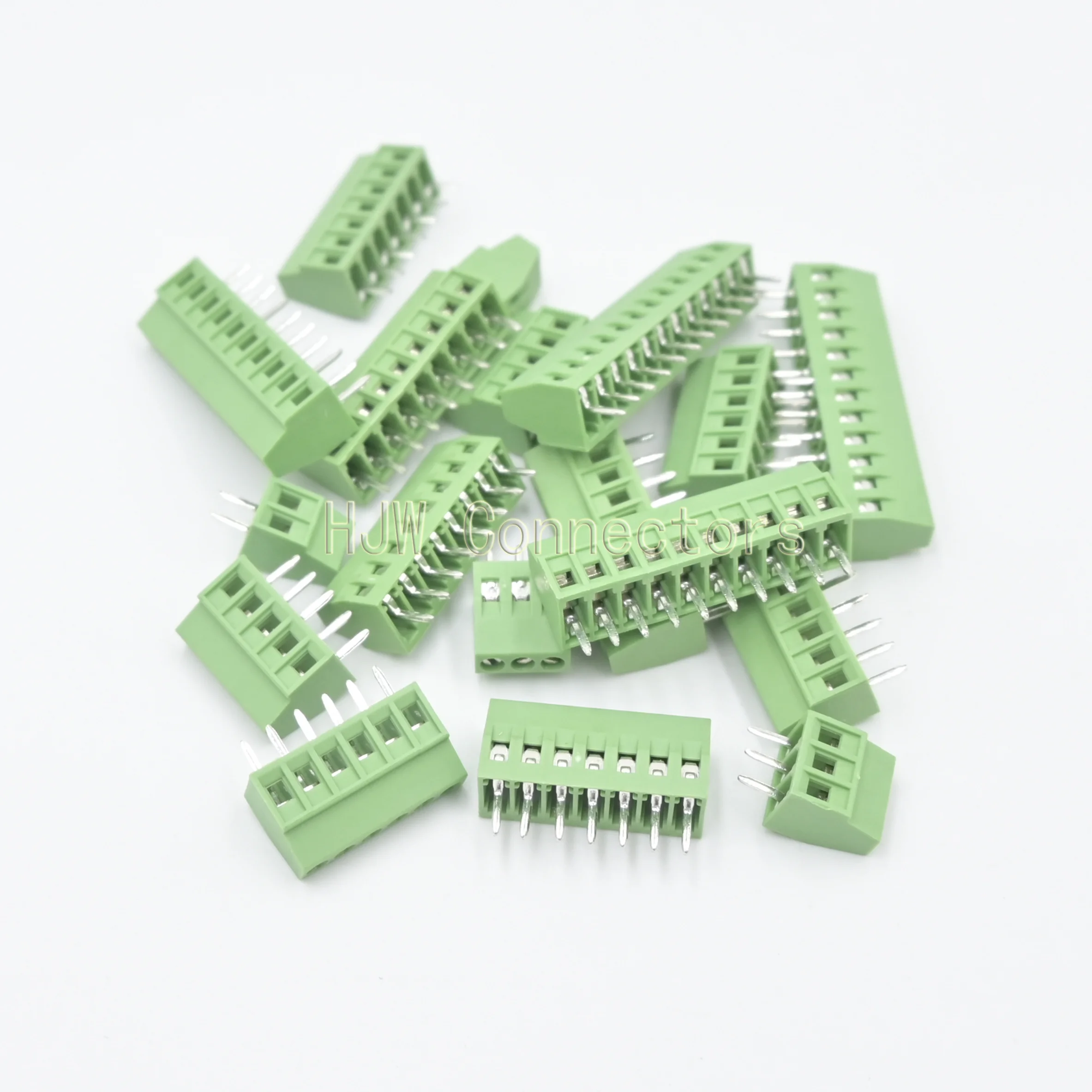 

10Pcs 2.54mm Pitch PCB Screw Terminal Block Connector KF128-2.54 2P/3/4/5/6/7/8/9/10/12Pin/16 Pin Terminals for 26-18AWG Cable