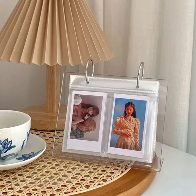 Porte-photocartes Kpop Transparent Avec Chaîne - Étui De Protection Pour Photocard, Carte étudiante, Accessoire Fan