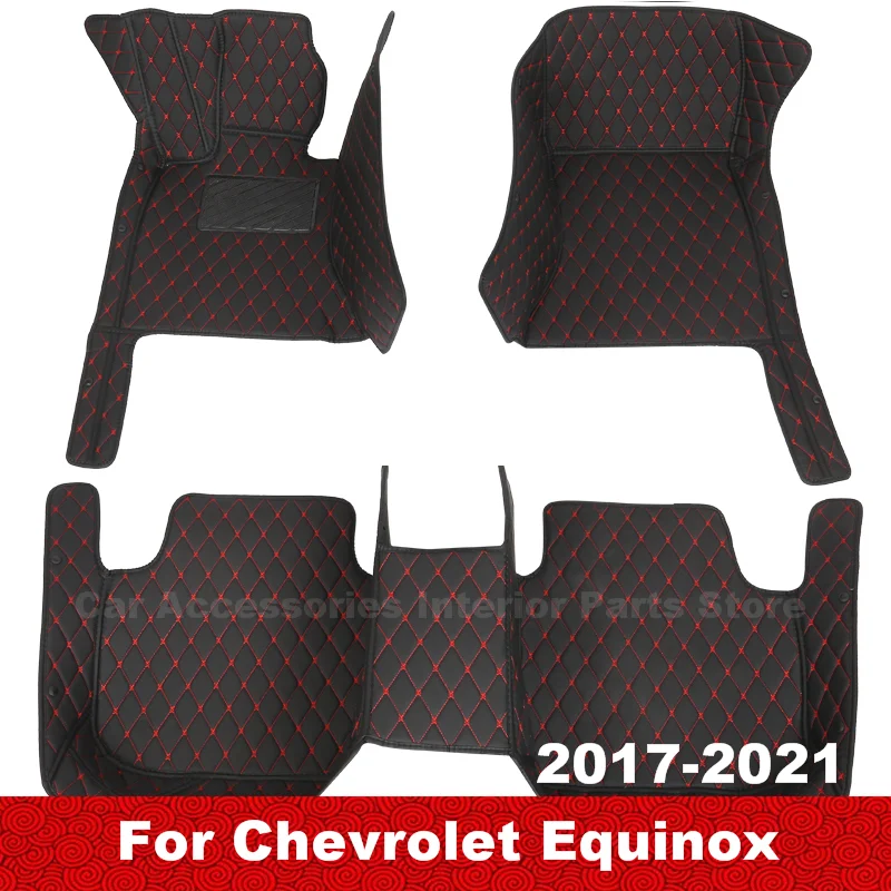 Car Floor Mats For Chevrolet Equinox 2021 2020 2019 2018 2017 Leather