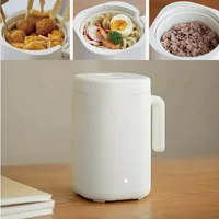 Cuiseur à riz multifonction en céramique antiadhésif de 800ml, marmite électrique rapide, Mini boîte à déjeuner électrique portable pour 1 à 2 personnes, 220V 1