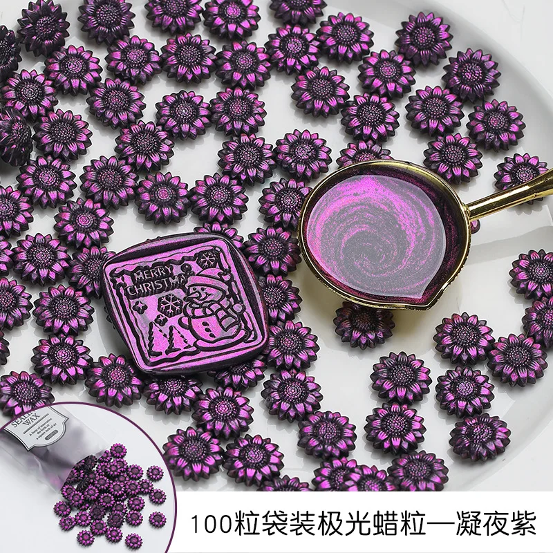Colorful Wax Particles for DIY Greeting Card Making