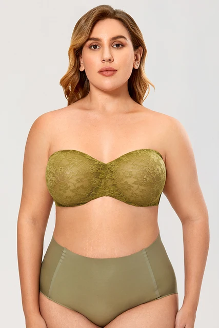 Strapless Bra Plus Size, Plus Size Minimizer Bra, Lace Minimizer Bra