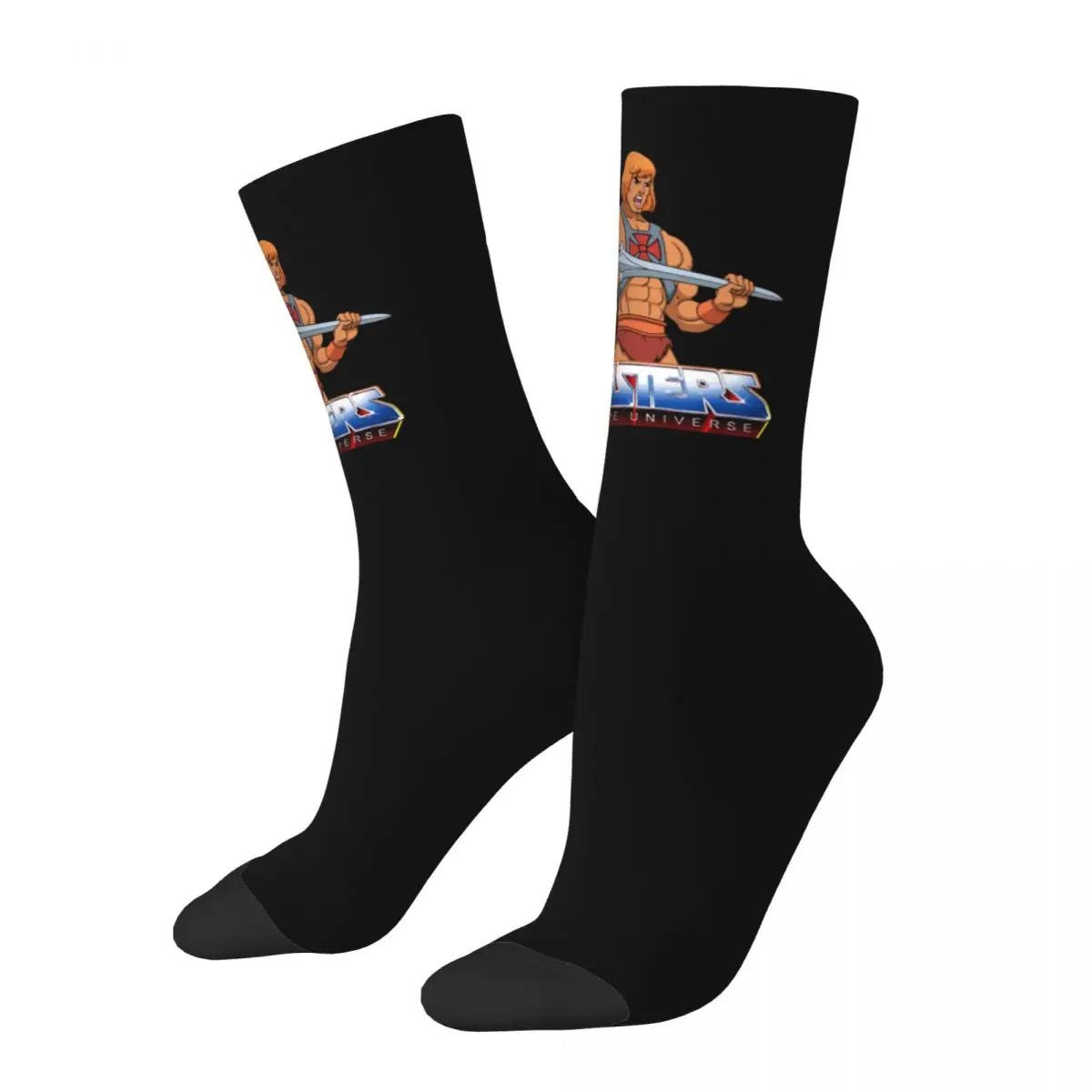 

Fashion Male Men Socks Harajuku He-Man Masters Of The Universe Logo Sock Skateboard Women's Socks Spring Summer Autumn Winter