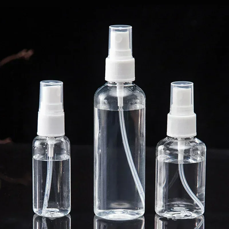 Transparent air spray bottle 30 / 50 / 75 100 ml plastic mini perfume atomizer can fill the container cosmetics 1PCS