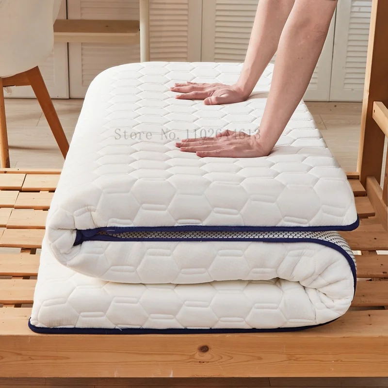 

Latex Bed Mattress Non-slip Bedding Protection Pad Student Dormitory Folding Tatami Mattresses Hotel Floor Sleeping Mattress Mat