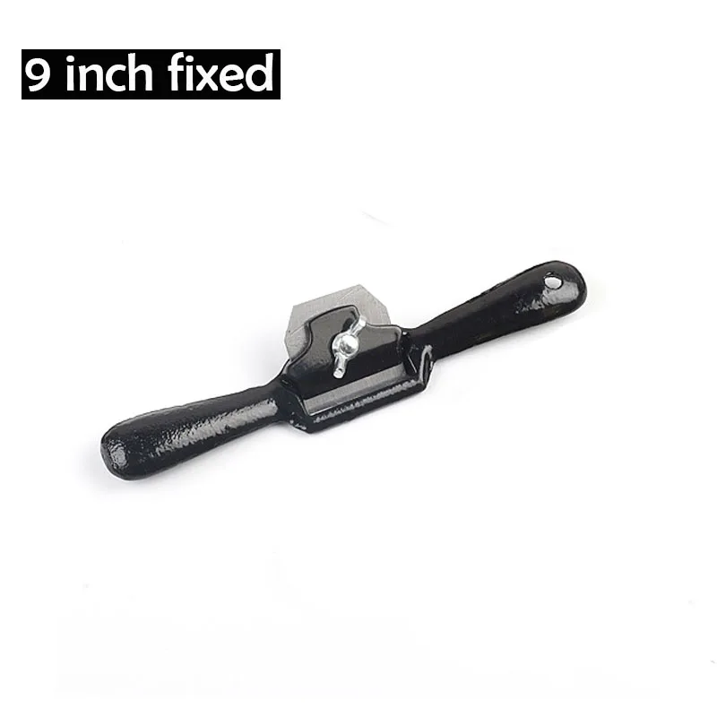 9" fixed Plane Spokeshave Woodworking Hand Planer Trimming Hand Tools Wood Cutting Edge Chisel Tool with Screw/Blade