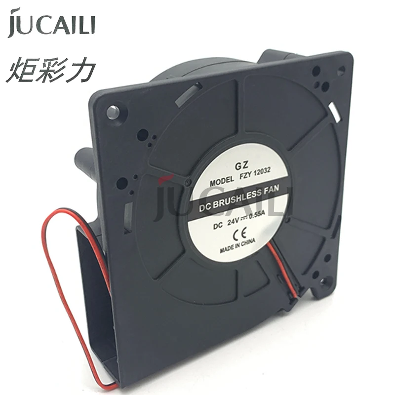 JCL 대형 포맷 잉크젯 프린터 송풍기용 흡입 선풍기 냉각 선풍기, 120x120x32mm, 24V 0.55A DC