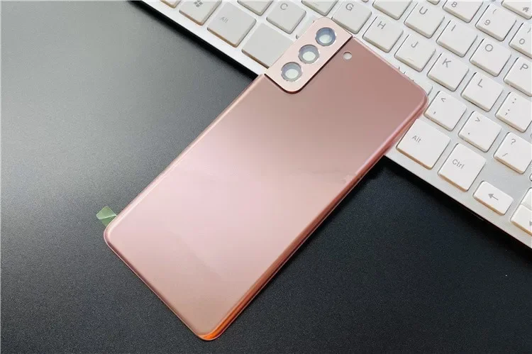 삼성 갤럭시 S21 플러스 5G G996 6.7 유리 배터리 뒷면 커버 수리 용 S21Plus 하우징 도어 후면 케이스 + 카메라 렌즈 교체