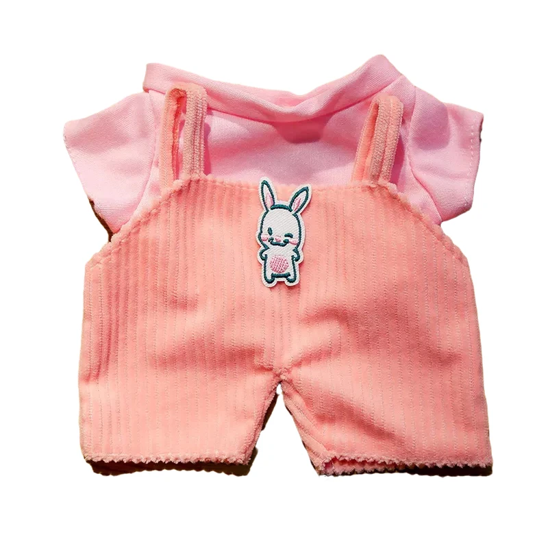 Doll Lalafanfan Duck Clothes For 30cm LaLafanfan Duck Clothes Plush Doll Suspenders+T-shirt Outfit For 30cm Plush