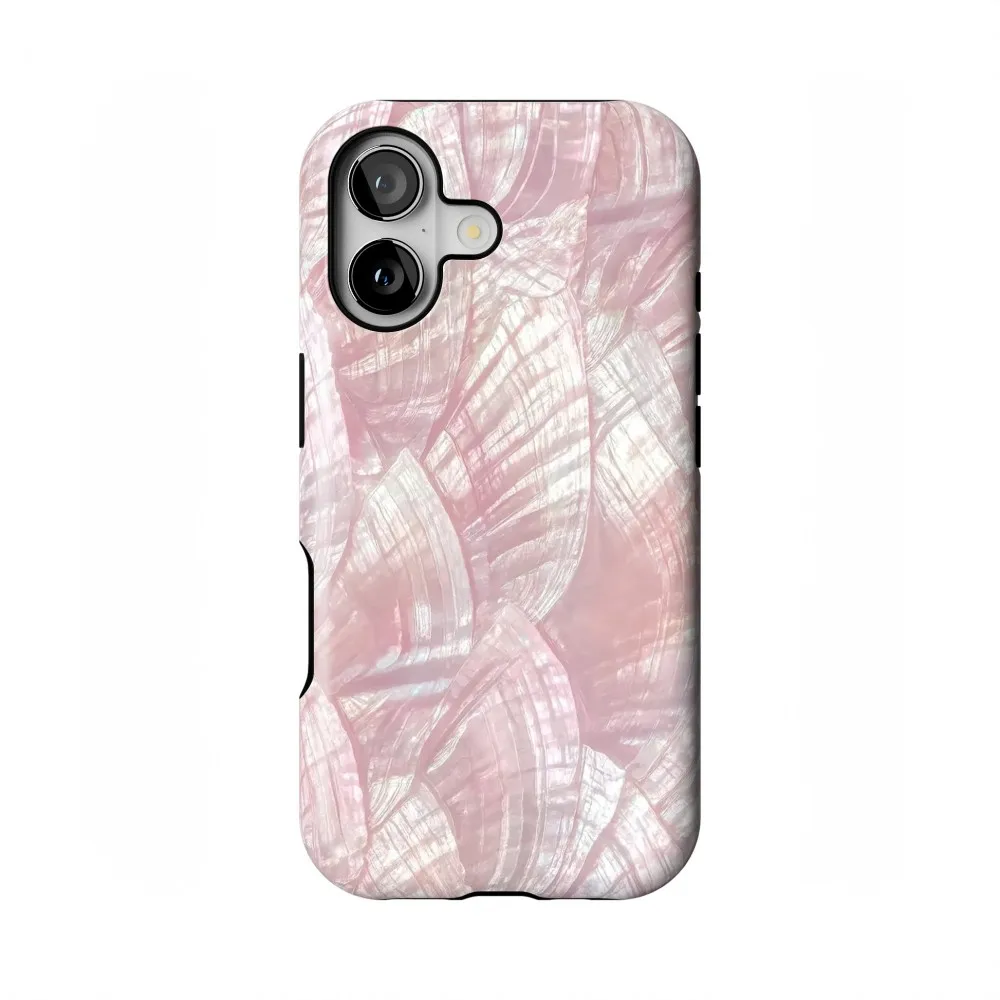 Luxury Double-Layer Back Cover with Stripe Dots Design by Miss Angel