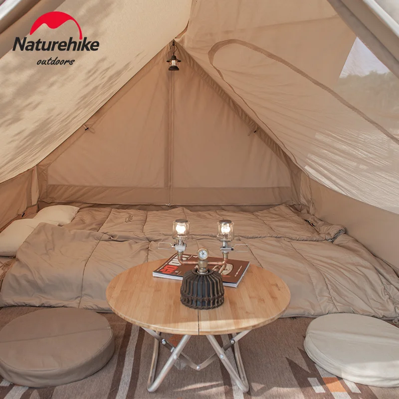 Naturehike Cotton A-Frame Ridge Tent Extended 4.8 3-season Camping 
