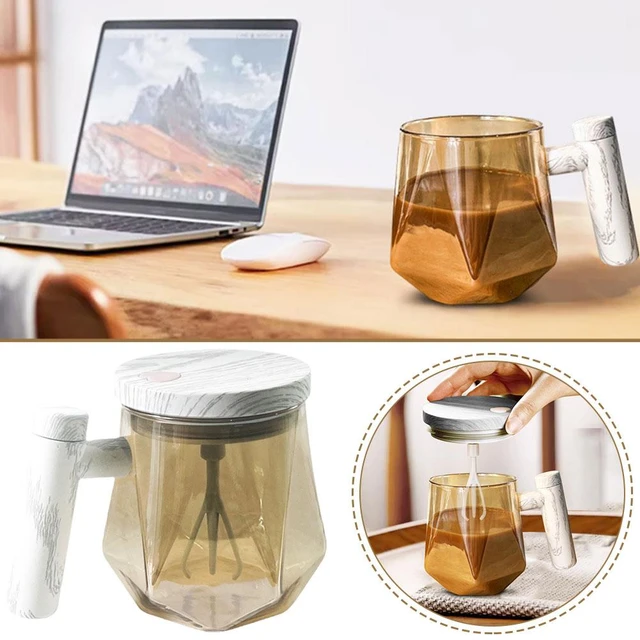 Self Stirring Coffee Mug High Speed Portable Self Mixing Cup Electric Glass  Mug Coffee Cup Fast Automatic Self Stirring Mug For - AliExpress