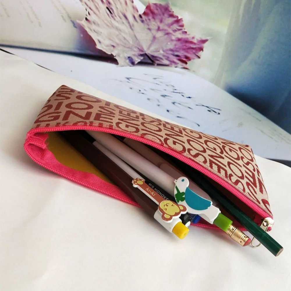 

Waterproof Cosmetic Bag Pencilcase Travel Portable Small Handbag Lipstick Purse Storage Pouch Women Makeup Bag