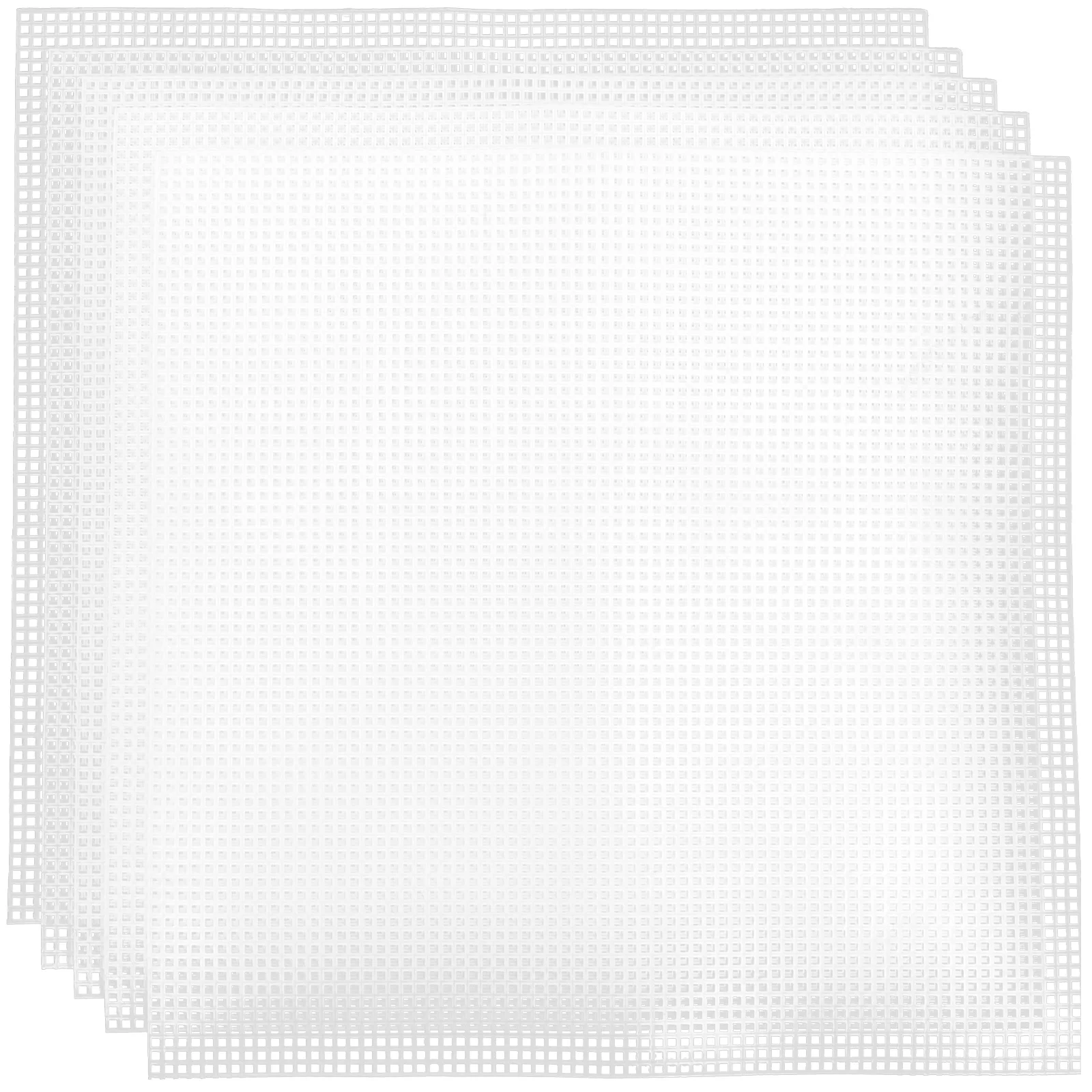 Sewing Canvas For Embroidery 5Pcs Mesh Canvas Sheets Plastic Mesh Set