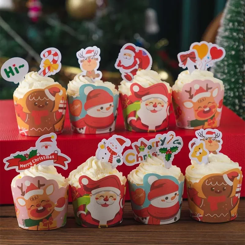 

Флейки для выпечки маффинов, снежинок, снеговик, капкейков