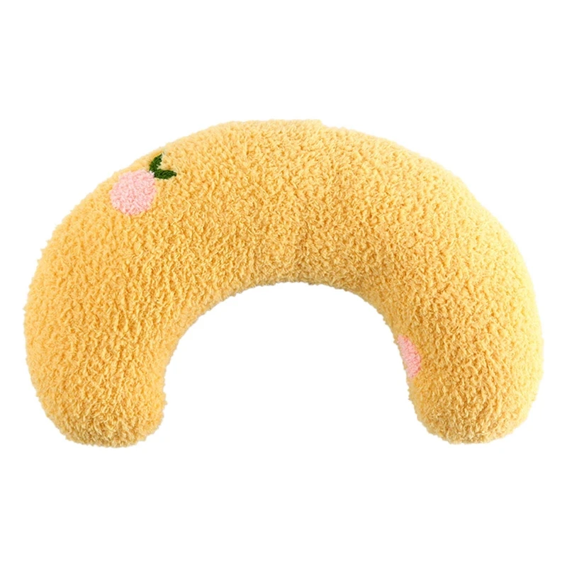 

Stuffed Dog U-Shape Plush Pillow Sleep Aid Toy Soft Chew for Dogs Cats