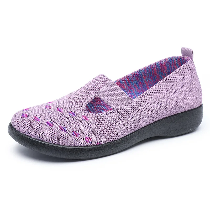 

Summer Shoes Women's Fashion Soft Platform Casual Shoes Slip on Mesh Light Breathable Running Shoes Zapatillas De Mujer