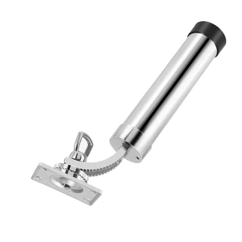Boat Fishing Rod Holder Adjustable Fishing Rod Holder Boat Silver