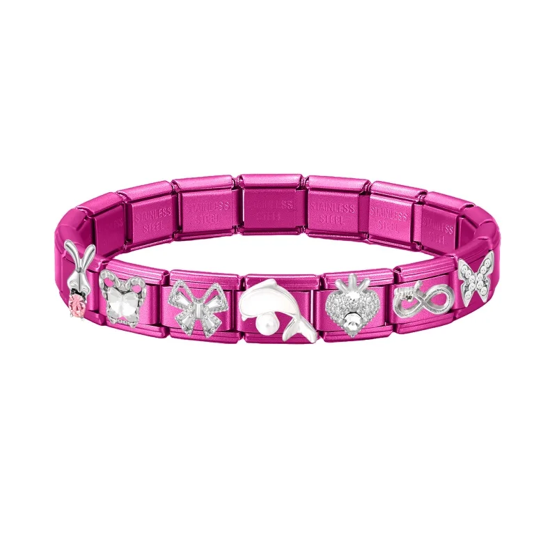 Jewelry 3D Italian Fit 9mm Stainless Steel Women