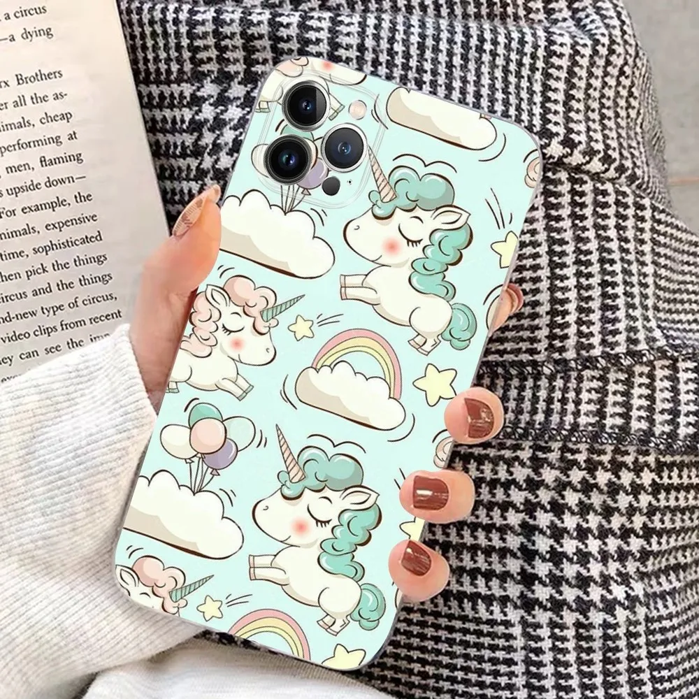 Vibrant Pink Unicorn Rainbow Phone Case Cover