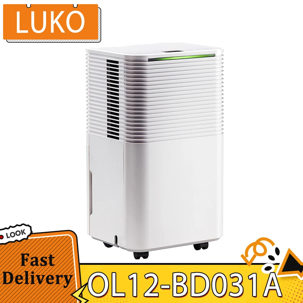 LUKOOL12BD031APortableHomeDehumidifier12LDehumidifyCapacity3