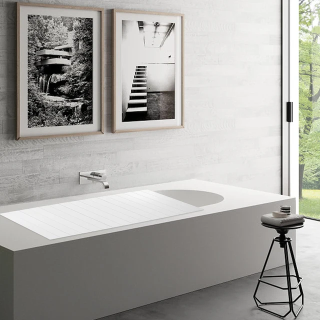 Faltbare Badewannen-Abdeckung 170x75cm - Wasserdicht & Als Tablett Nutzbar