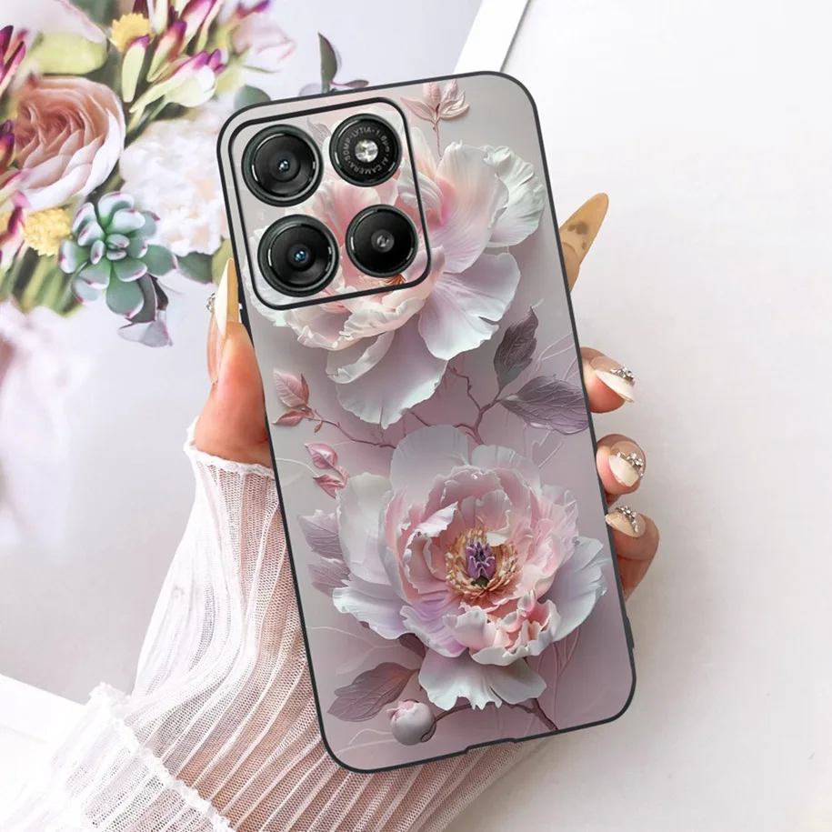 Floral Soft Silicone Bumper Case for Motorola Moto G Series