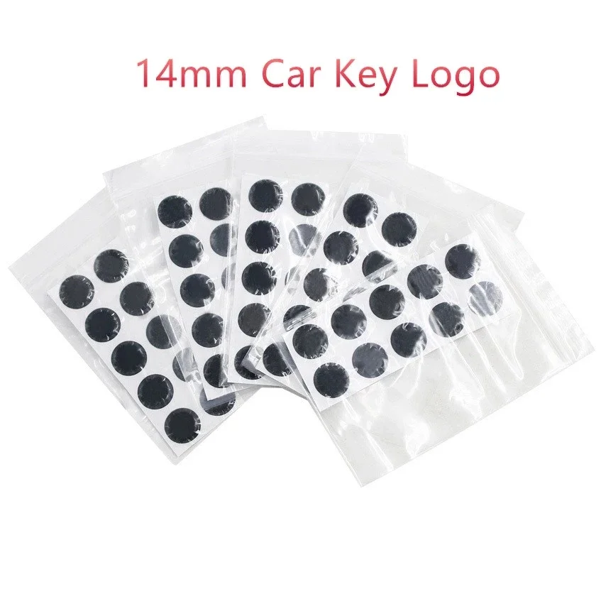 자동차 키 스티커 KD VVDI keydiy kydz 원격 크리스탈 로고 배지 스티커, 피아트 자동차 키 로고 스티커, V1w 용, 20 개, 50 개, 14mm