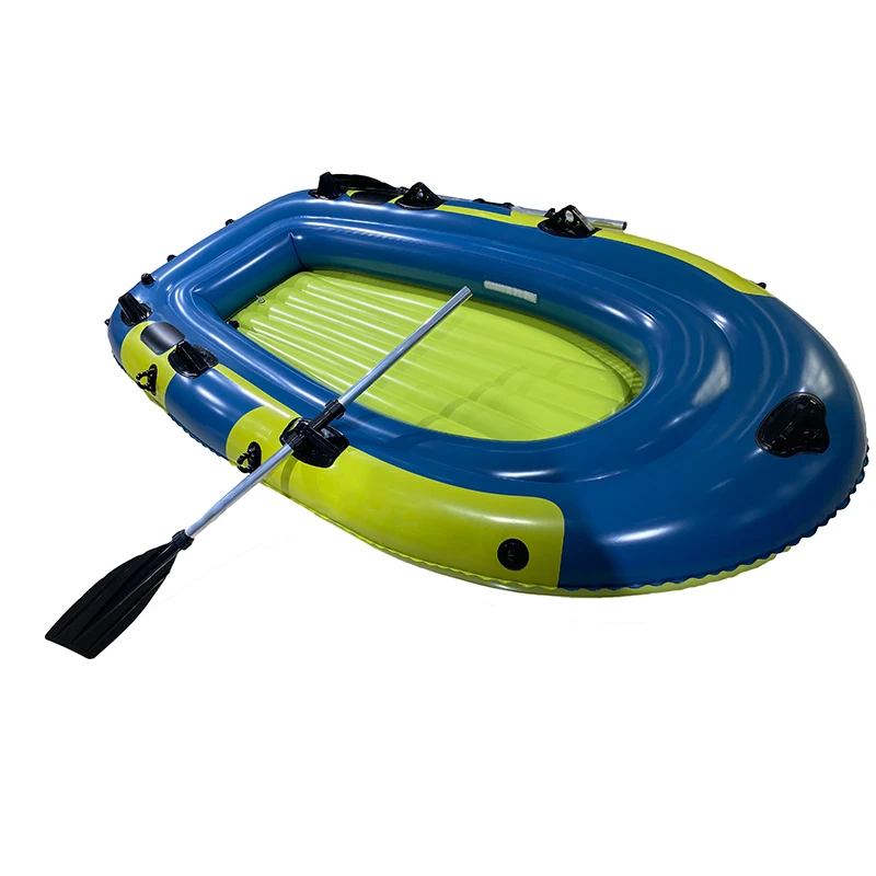3m PVC outdoor folding dinghy inflatable air boat fishing rowing boat for 2 person
