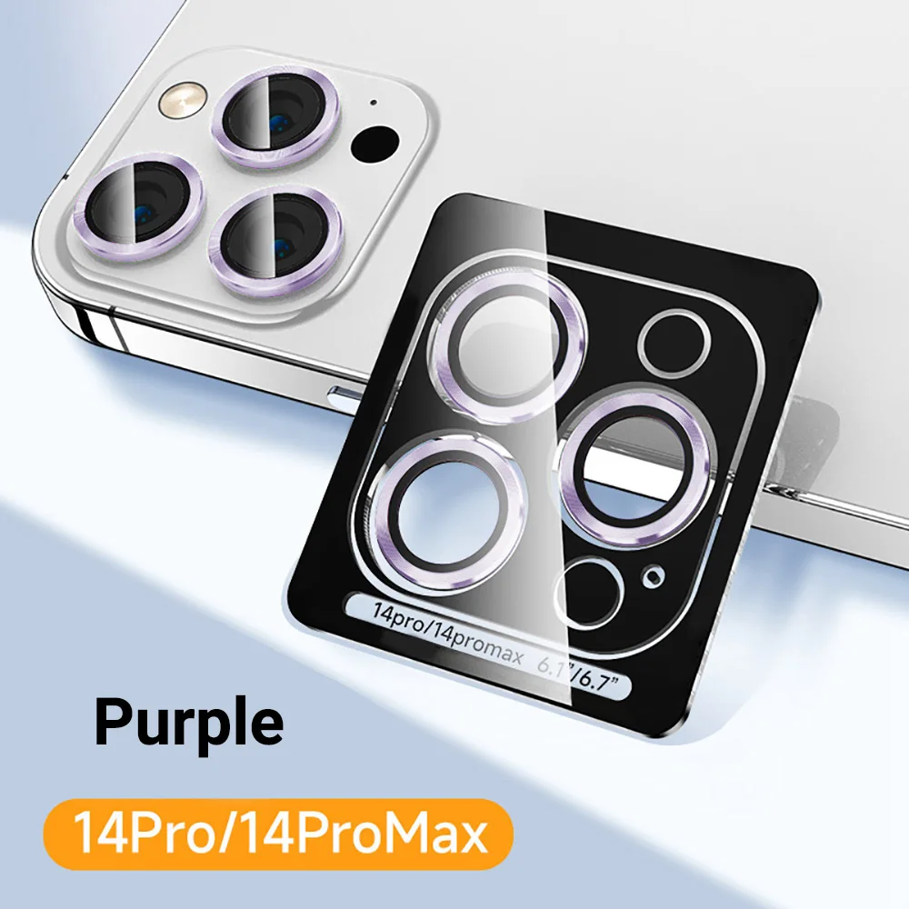 Metall-Kameraobjektivschutz für iPhone 16 Pro gehärtetes Glas iPhone 15 Pro Max 11 13 14 Plus 12 Mini 16pro Objektiv-Bildschirmschutz_voghion.com