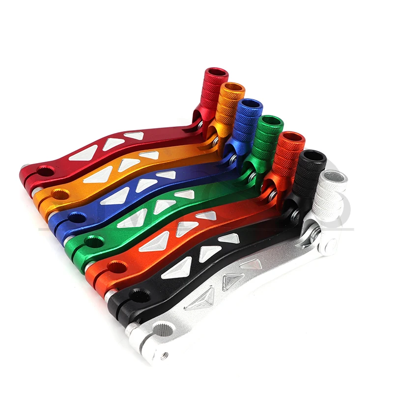 

CNC Aluminum Folding Gear Shift Lever For KAYO BSE Apollo Xmotos SSR CRF KLX 50 70 90 110 125 140 150 160 cc Dirt Pit Bike