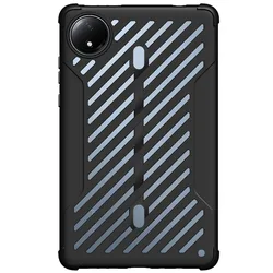 Shockproof Silicone Protective Tablet Cover - Soft TPU Case for Redmi Pad SE 8.7 (Black)