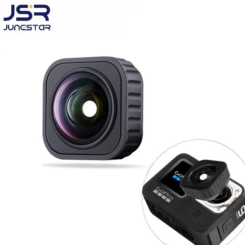 Per Gopro Hero 9 10 11 Accessori Neri Max Lens Mod Ultra-Grandangolare 155 Gradi Lente 5M Impermeabile Per Go Pro Hero 9 10 Nero
