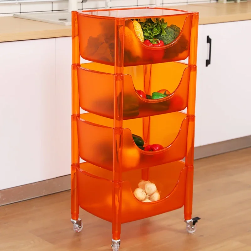 Pedicure Trolley Storage Rack Kitchen Multi-layer Internet Famous Snacks Mobile Bedroom, Bathroom Commercial Furniture 이동식트롤리