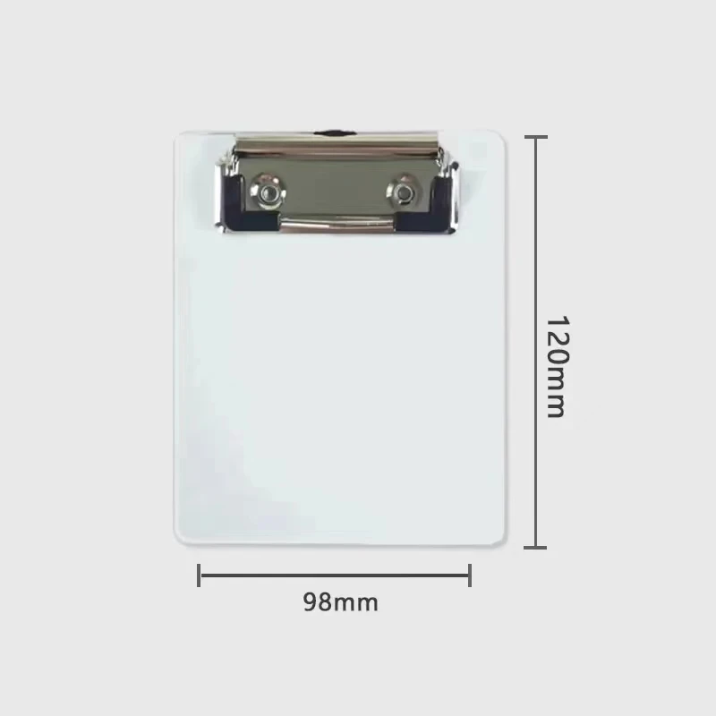 Mini Clipboard A7 Writing Pad PP Plastic Clip Board With Clip writing clipboard