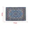 1:12 Scale Turkish Style Miniature Weaving Rug Playing House Mini House Decor Floor Coverings Doll Accessories Dollhouse Carpet 5