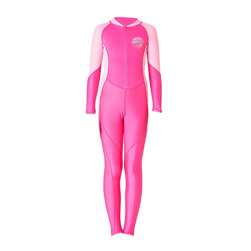 Muslim Swimwear Front Zipper Islamic Swimming Suit for Girls
