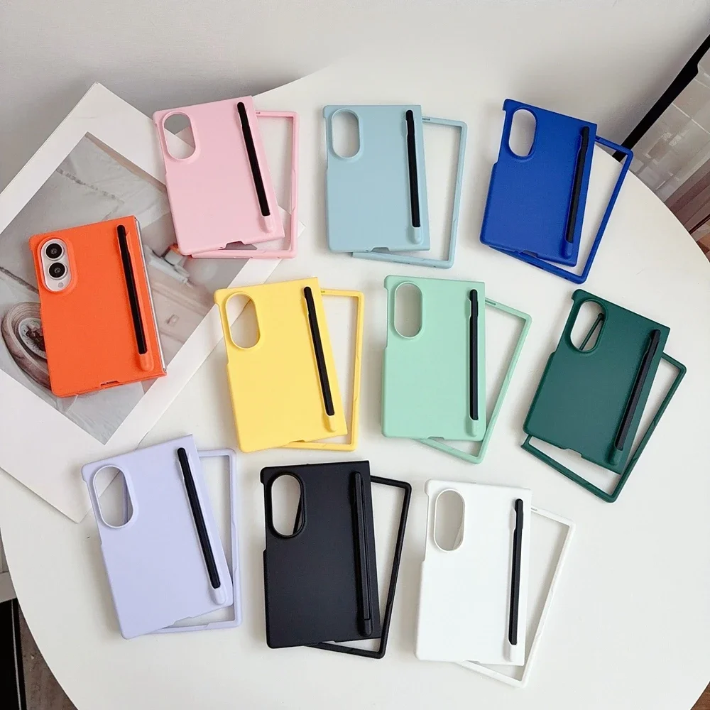 Slim Matte Skin Feel Case with S Pen Holder and Cover