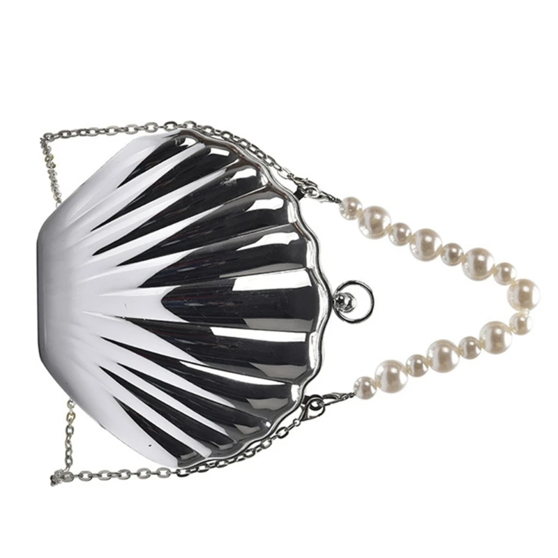 Shoulder Bags for Girl Women Bag Pearl Handle Evening Bag Wedding Clutches E74B