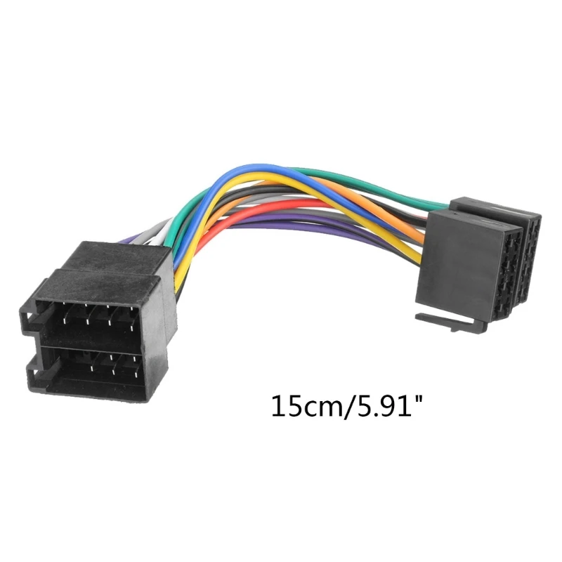 Mini ISO 4-Channel Radio Adapter Cable To RCA - For Aftermarket Stereo In VW Gamma