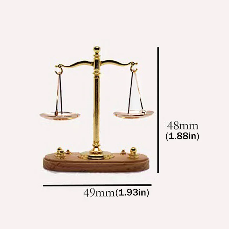 toy scale Dolly House Adornment Small Weighing Scale Mini Balance