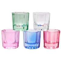 Crystal Glass Acrylic Powder Dappen Dish, Nail Cup, Wash Brush Bowl, Nail Art Tools 1