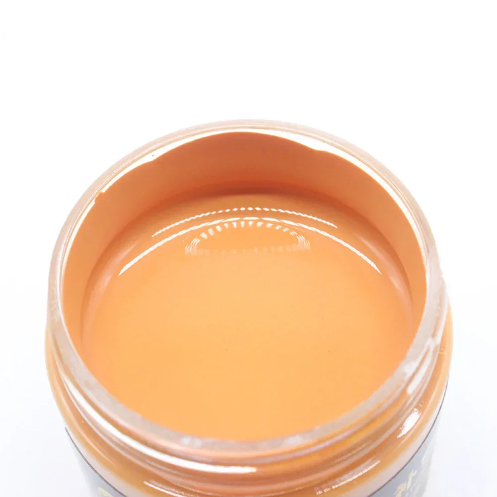 Шкіряна фарба Крем для взуття Фарба для сумки Диван Автокрісло Подряпини 50 мл Коричнева шкіряна фарба Ремонт Реставрація Фарба для зміни кольору